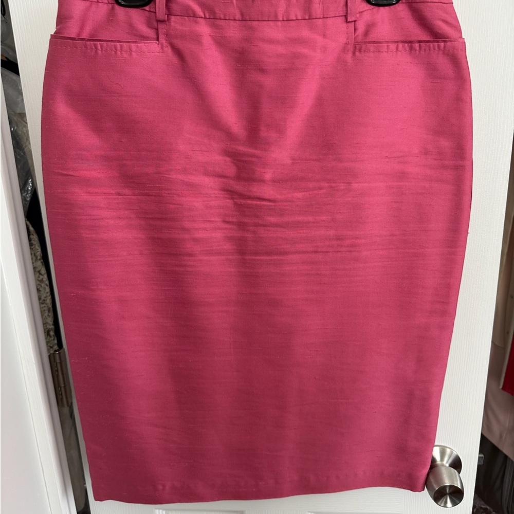 BCBG Fuchsia Pencil Skirt